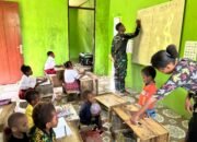 Guru Dan Siswa SD Asiafsaman Sambut Gembira Papua Pintar Habema