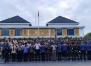 Peringati Hari Sumpah Pemuda ke-96 Tahun, Satgas PAMTAS Yonif 131/BRS Melaksanakan Upacara di PLBN Skow