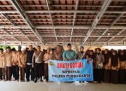 Polres Purwakarta Gelar Baksos Ke Pesantren Dalam Rangka HUT Ke-22 Propam Polri