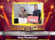 Humas Polres Metro Jakarta Barat Raih Penghargaan Terbaik dalam Fotografi Tingkat Satker Polda Metro Jaya dan Polres Jajaran