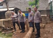 Kapolsek Ciledug Polres Metro Tangerang Kota, Dukung Inisiatif Bhabinkamtibmas Melalui Budidaya Ikan Lele