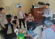 Giat Supervisi Ke Unit Samapta Polsek Jajaran,ini Harapan Kasat Samapta Polres Kediri Kota!