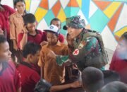 Satgas Yonif 131/BRS Berikan Penyuluhan Kesehatan Kepada Siswa Sekolah di Perbatasan RI-PNG