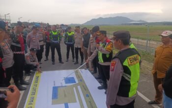 Polres Kediri Kota Gelar Apel Pengecekan Personel untuk Pengamanan Kegiatan Seduluran Sound Balap Kediri