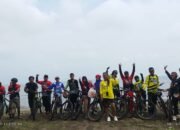 Komunitas Sepeda Gunung Kendal ( KSGK ) Berkunjung diWisata Pantai Sendand Asih