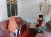 Ditemani Secangkir Kopi Hangat, Babinsa Danukusuman Selipkan Imbauan Maknanya Kemanunggalan TNI Rakyat