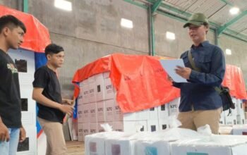 KPU Kota Kediri Setting Packing Logistik Pilkada Tahun 2024