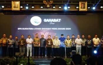 Pj Bupati Langkat Faisal Hasrimy Raih Penghargaan “Sahabat Pers Award 2024”