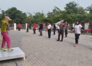 Danramil Kompak Bersama Muspika Gelar Senam Sehat, Jalin Silaturahmi dan Tingkatkan Kesehatan Warga