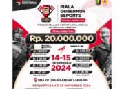 Piala Gubernur eSports Lampung Bakal Segera Digelar, Kuy Daftarkan Diri Kalian!