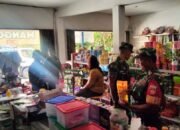 Antisipasi Lonjakan Harga Sembako, Babinsa Pantau Pasar dan Kios