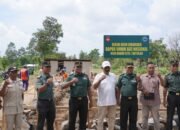 Peletakan Batu Pertama Pembangunan Dapur Umum Gizi Nasional Oleh Kodim Boyolali