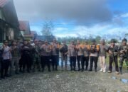 MARINIR HABEMA SAMBUT HANGAT KUNJUNGAN POLRES YAHUKIMO