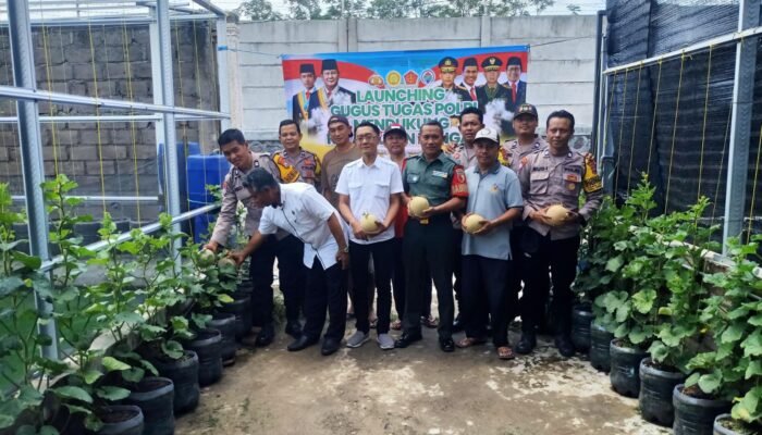 Polsek Gampengrejo Launching Gugus Tugas Polri Mendukung Ketahanan Pangan di Desa Ngebrak