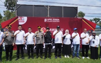 Kapolres Langkat Hadiri Apel Siaga Pengawasan Pilkada Serentak 2024