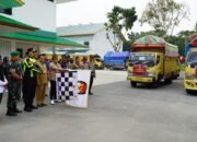 Pemkab dan Polres Langkat Lepas Pendistribusian Logistik Pilkada Sumut dan Langkat 2024