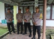 Personel Polres Langkat Amankan Penghitungan Dan Rekapitulasi Suara Di Gedung Pegnasos.