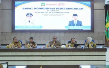 Pj Bupati Langkat Pimpin RAKORPEM: Dorong Kolaborasi Untuk Wujudkan Asta Cita Presiden RI