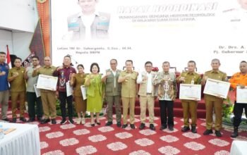 Pj Bupati Langkat Laporkan Banjir Tanjung Pura Ke BNPB, Terima DSP Untuk Penanganan Bencana