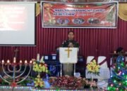 Sambut Parayaan Natal, Satgas Yonif 762/VYS dan Jemaat GSJA “Kemah Daud” Bukit Sikoh-Kumurkek Laksanakan Ibadah Bersama