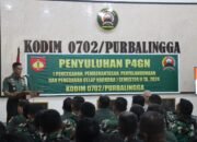 Prajurit dan PNS Kodim 0702/Purbalingga Terima Penyuluhan P4GN dan Tes Urine