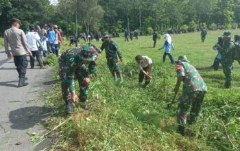 Hari Juang TNI AD, Karya Bakti Kodim Boyolali Sasar Pasar Dan Lapangan Guwo