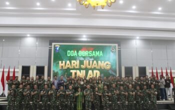 Jelang Hari Juang TNI AD 2024, Prajurit Tanjungpura Laksanakan Doa Bersama