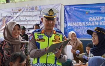 Pastikan Kendaraan dan Sopir Laik Jalan Satlantas Bersama Instansi Terkait Gelar Ramp Check Kendaraan Umum dan Pemeriksaan Kesehatan Awak Angkutan Umum