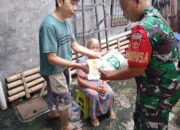 Peduli Lansia, Babinsa Serengan Salurkan Bantuan Sembako