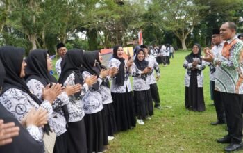 Pj Bupati Langkat Buka Kemah Bakti Perempuan PGRI: Dorong Langkat Pintar Menuju Indonesia Emas 2045