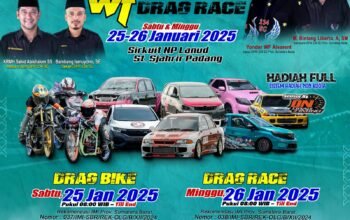 ALFARA WF DRAG BIKE & DRAG RACE25 Januari 2025 – 26 Januari 2025Sirkuit NP Lanud Sutan Sjahrir Padang