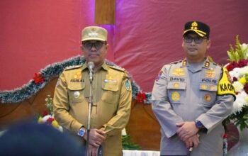 Pj. Bupati Langkat bersama Kapolres Tinjau Gereja Di Stabat, Pastikan Malam Ibadah Natal Aman