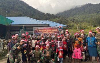 Prajurit Buaya Putih Bersatu Semangat Natal