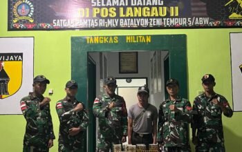 Satgas Pamtas RI-Malaysia Yonzipur 5/ABW berhasil gagalkan Penyelundupan Amunisi Tabur Kaliber 12, 70 mm