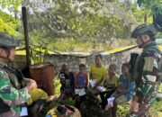 Papua Pintar Marinir Habema Disambut Gembira Anak-Anak Muara