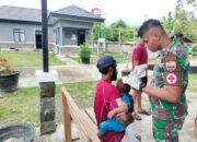 Gerak Cepat, Satgas Yonif 131/BRS Tolong Korban Kecelakaan Di Perbatasan Papua