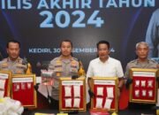 Gelar Rilis Tahun 2024, Polres Kediri Kota Ungkap Puluhan Kasus Narkoba dan Ratusan Kasus Kriminalitas