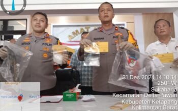 Polres Ketapang Adakan Fress Release Dan Beber Pencapaian Kinerja Menjelang Di Ahir Tahun 2024 .