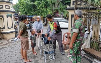 Bukti Nyata Peran aktif dan Kerjasama Babinsa Serengan, Linmas dan PMI