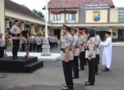 Kapolres Kediri Kota Pimpin Upacara Sertijab Wakapolres, Kasat Reskoba Serta 2 Kapolsek