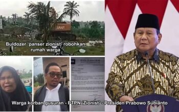 Presiden Prabowo Subianto Diminta Usut Tuntas Perobohan Rumah Warga Oleh PTPN I Regional 7 di Desa Natar, Lampung Selatan