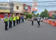 Satlantas Polres Kediri Kota Amankan Car Free Day di Jalan Dhoho