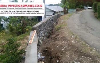 Pengerjaan Proyek Pembangunan TPT di KP Balong Desa Bongas Diduga Tidak Sesuai Teknis Akibat Lemahnya Pengawasan