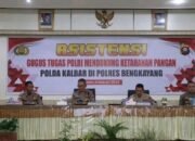 Wakapolda Kalbar Pimpin Asistensi Gugus Tugas Polri untuk Mendukung Ketahanan Pangan di Polres Bengkayang.