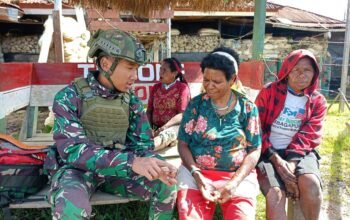 Pelayanan Kesehatan Prajurit Buaya Putih Kostrad untuk Papua Sehat