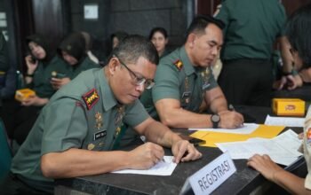 Peduli Sesama, Dispenad Gelar Donor Darah HUT ke-74 Penerangan TNI AD