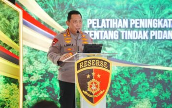 Hadiri Pelatihan Penyidik, Kapolri Minta Jajaran Cegah Potensi Kebocoran Anggaran Negara