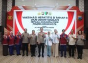 Polres Kediri Kota Gelar Vaksinasi Hepatitis B Tahap 2