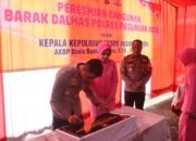 Polres Pasuruan Kota Bangun Barak Dalmas, Wujud Perhatian Kepada Anggota