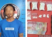 Polres Tanjungperak Amankan Tersangka Pengedar Pil LL, Ratusan Butir Okerbaya Disita
